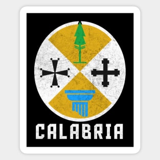 Calabria Italy / Italian Region Vintage Look Design Sticker